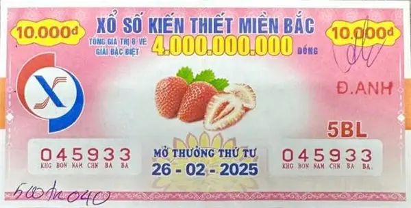 Khách Hà Nội ôm trọn hơn 4 tỷ giải XSMB ngày 26/2/2025 với 7 vé