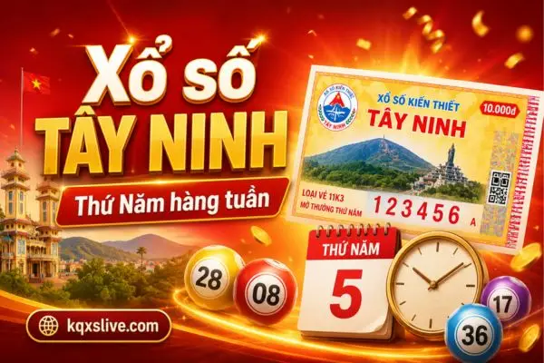 Xổ số Tây Ninh thứ năm hàng tuần: Lịch quay, cách xem kết quả và lưu ý khi dò vé